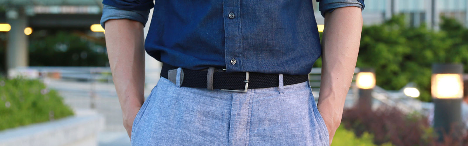 Vegan belts and suspenders