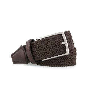 小物 Noah Elastic Woven Belt Braided Leather Belt - Noah