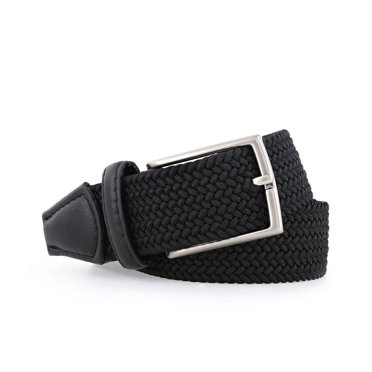 Vegan stretch belt: Intreccio nero