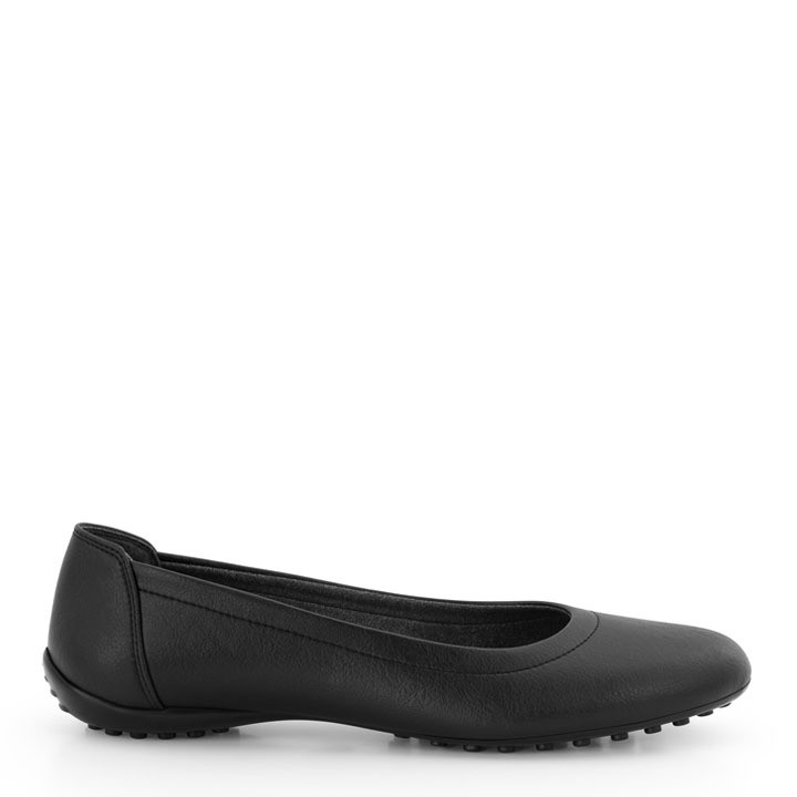 Vegan classic black ballerinas: Mia nappa