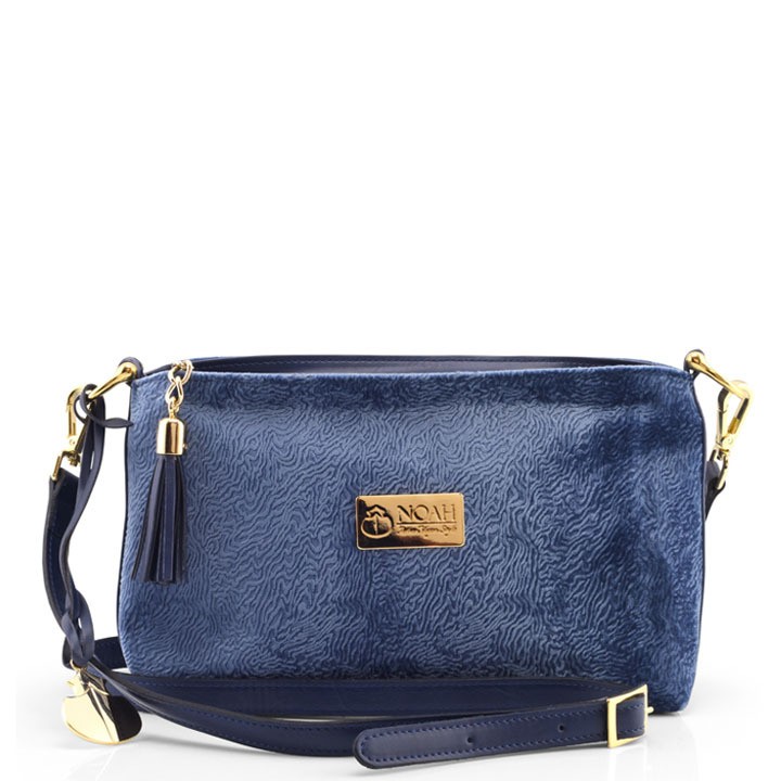 NOAH Italian Vegan Shoes Vegane elegante Schultertasche Venezia Samt Female