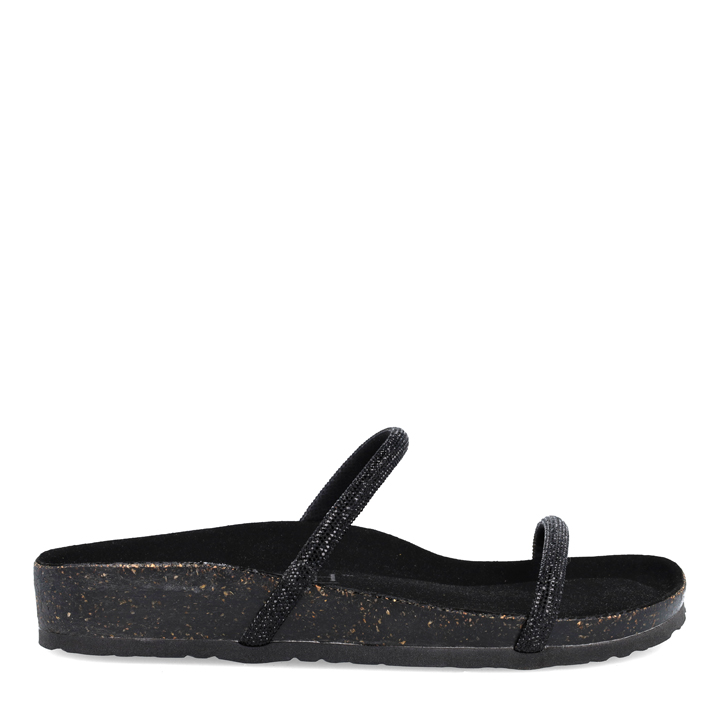 Vegan sales black sandals